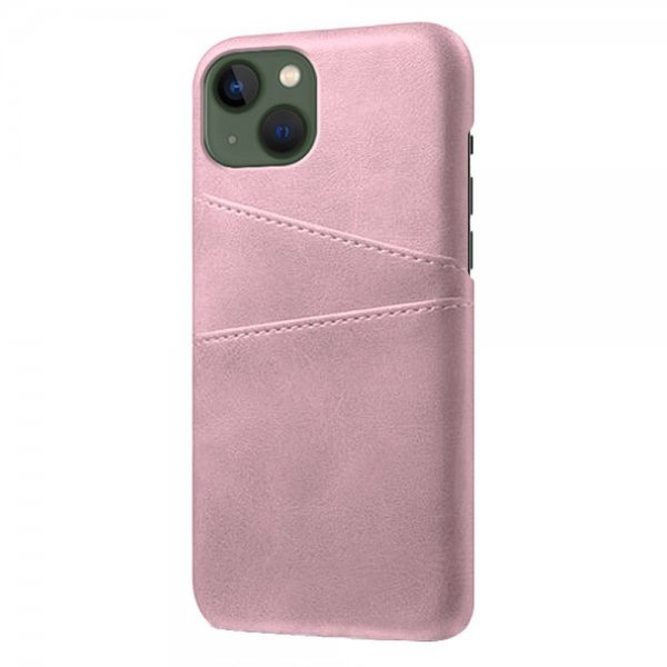 iPhone 14 Plus Deksel To Kortlommer Rosegull
