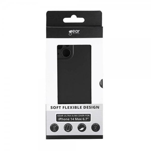 Gear iPhone 14 Plus Deksel Ultra Slim Cover Svart