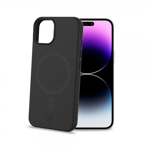 Celly iPhone 14 Plus Deksel ULTRAMAG Svart