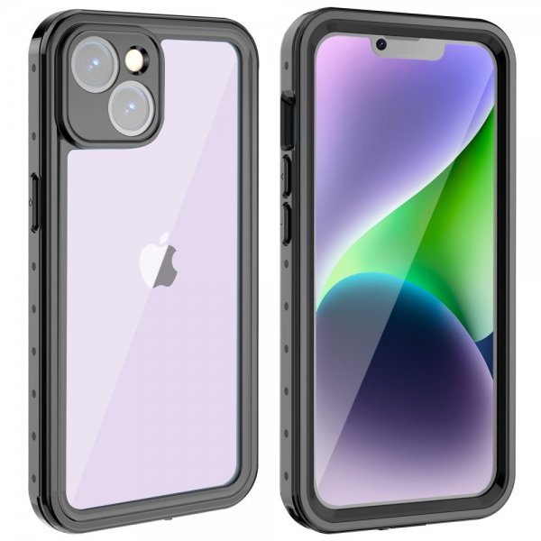 Redpepper iPhone 14 Plus Deksel Vanntett IP68 Svart
