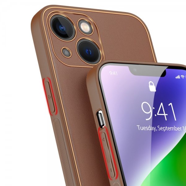 Dux Ducis iPhone 14 Plus Deksel Brun
