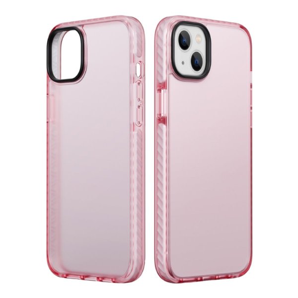 iPhone 14 Plus Deksel Støtsikker TPU Rosa