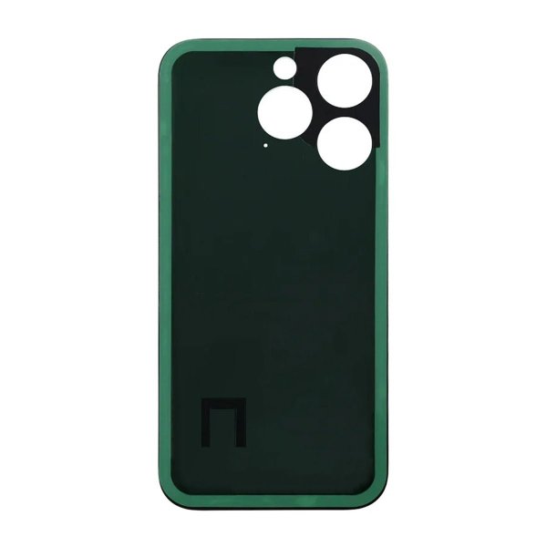 iPhone 14 Pro baksideglass med selvklebende teip - svart