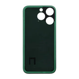iPhone 14 Pro baksideglass med selvklebende teip - svart