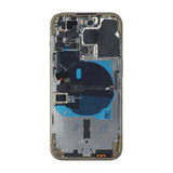 iPhone 14 Pro Bakside med komplett ramme OEM - Gull