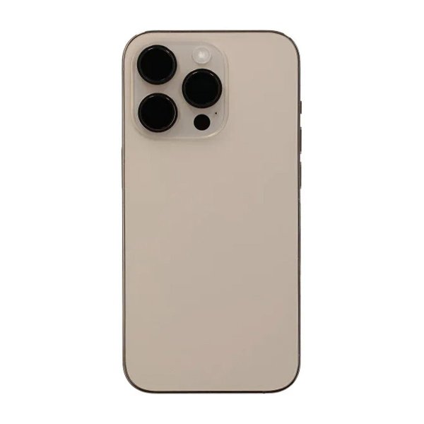 iPhone 14 Pro Bakside med komplett ramme OEM - Gull