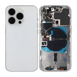 iPhone 14 Pro Bakside med Komplett Ramme OEM - Hvit