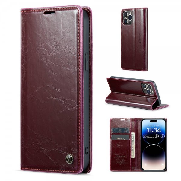 CaseMe iPhone 14 Pro Etui 003 Series Rød