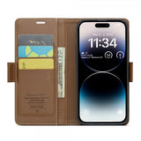 CaseMe iPhone 14 Pro Etui 023 Series Brun