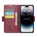 CaseMe iPhone 14 Pro Etui 023 Series Rød
