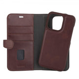 Buffalo iPhone 14 Pro Etui 2-in-1 Detachable Wallet Brun