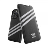 Adidas iPhone 14 Pro Etui 3 Stripes Booklet Case Svart Hvit