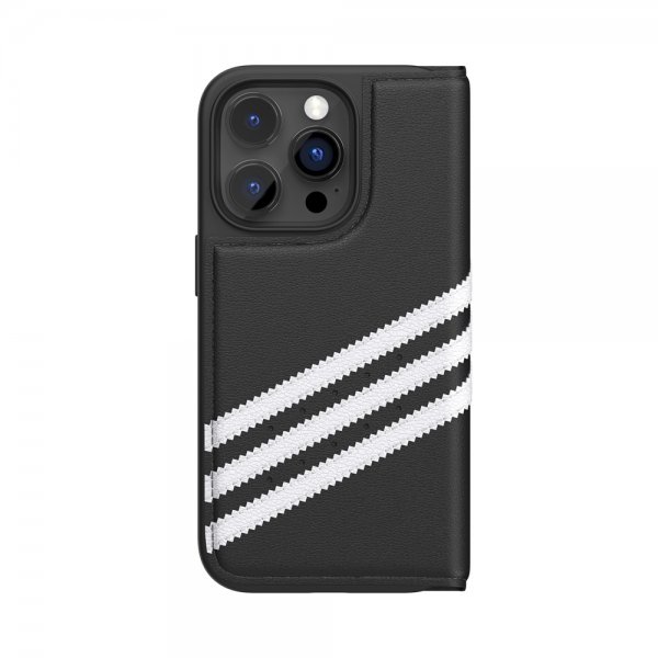 Adidas iPhone 14 Pro Etui 3 Stripes Booklet Case Svart Hvit