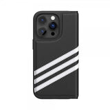 Adidas iPhone 14 Pro Etui 3 Stripes Booklet Case Svart Hvit