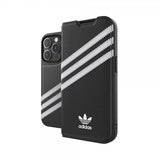 Adidas iPhone 14 Pro Etui 3 Stripes Booklet Case Svart Hvit