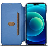 Lc.Imeeke iPhone 14 Pro Etui Flip Blå