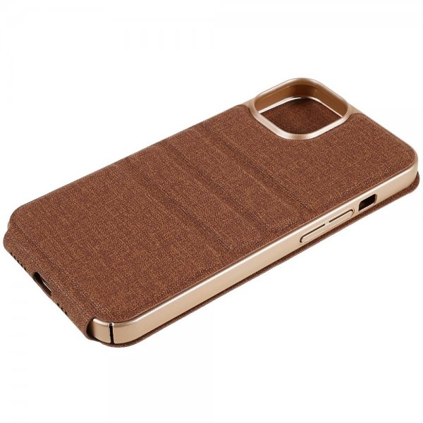 X-Level iPhone 14 Pro Etui Journey Series Brun