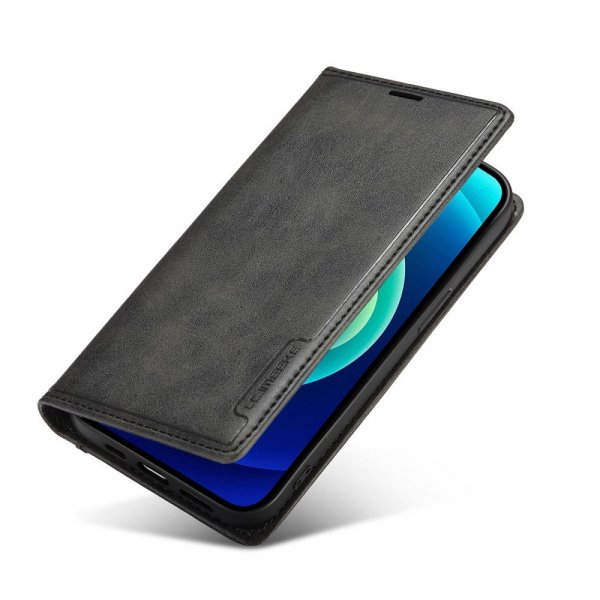 Lc.Imeeke iPhone 14 Pro Etui Kortlomme Utside Svart