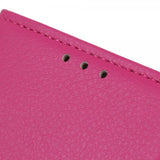 iPhone 14 Pro Etui Litchi Magenta