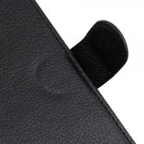 iPhone 14 Pro Etui Litchi Svart