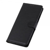 iPhone 14 Pro Etui Litchi Svart