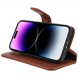 Nordic Covers iPhone 14 Pro Etui MagLeather Maple Brown