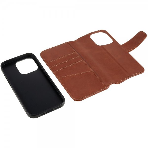 Nordic Covers iPhone 14 Pro Etui MagLeather Maple Brown