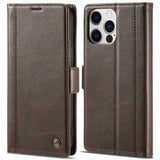 Lc.Imeeke iPhone 14 Pro Etui med Kortlomme Brun