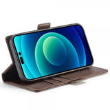 Lc.Imeeke iPhone 14 Pro Etui med Kortlomme Brun