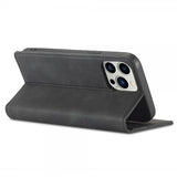 Lc.Imeeke iPhone 14 Pro Etui med Kortlomme flipp Svart