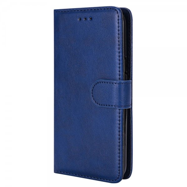 iPhone 14 Pro Etui Avtagbart Deksel KT Leather Series-3 Blå