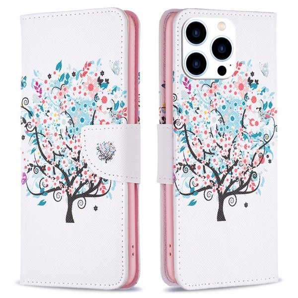 iPhone 14 Pro Etui Motiv Blomstertrær