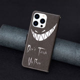 iPhone 14 Pro Etui Motiv Don't Touch My Phone