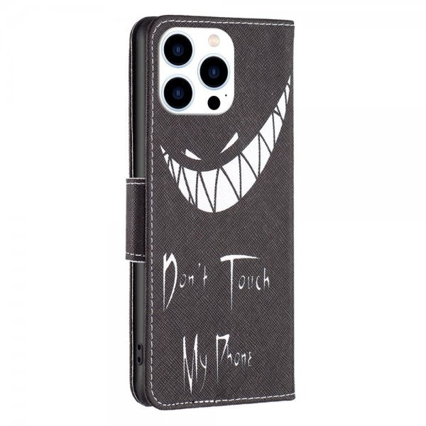 iPhone 14 Pro Etui Motiv Don't Touch My Phone