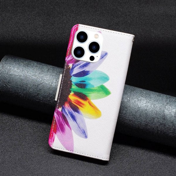 iPhone 14 Pro Etui Motiv Fargerik Blad