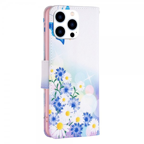 iPhone 14 Pro Etui Motiv Sommerfugler Og Blomster