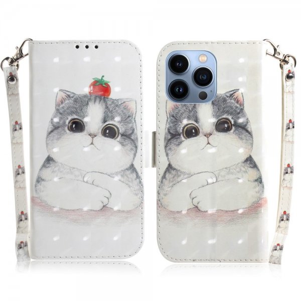 iPhone 14 Pro Etui Motiv Katt Og Tomat