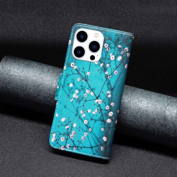 iPhone 14 Pro Etui Motiv Plomme blomstrer