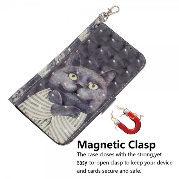 iPhone 14 Pro Etui Motiv Svart Katt