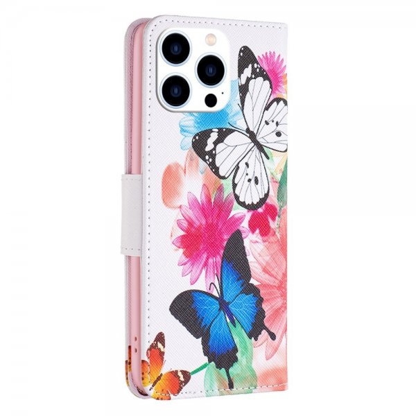 iPhone 14 Pro Etui Motiv To Sommerfugler