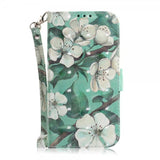 iPhone 14 Pro Etui Motiv Hvit Blomster