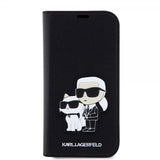 Karl Lagerfeld iPhone 14 Pro Etui NFT Saffiano Svart
