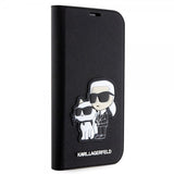 Karl Lagerfeld iPhone 14 Pro Etui NFT Saffiano Svart