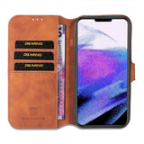 Dg.Ming iPhone 14 Pro Etui Retro Brun