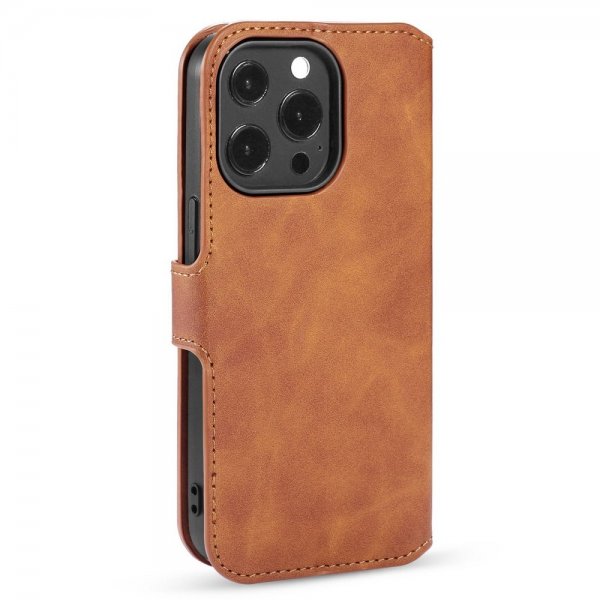 Dg.Ming iPhone 14 Pro Etui Retro Brun