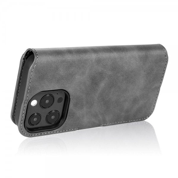 Dg.Ming iPhone 14 Pro Etui Retro Grå