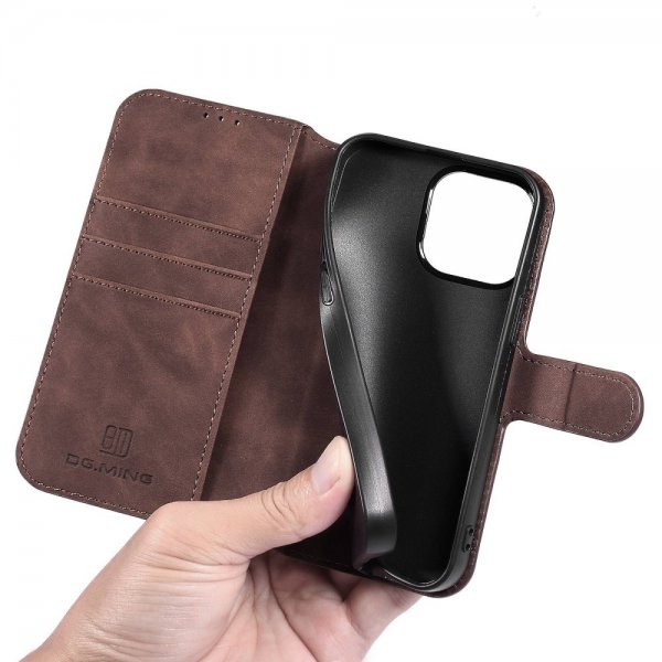 Dg.Ming iPhone 14 Pro Etui Retro Kaffe