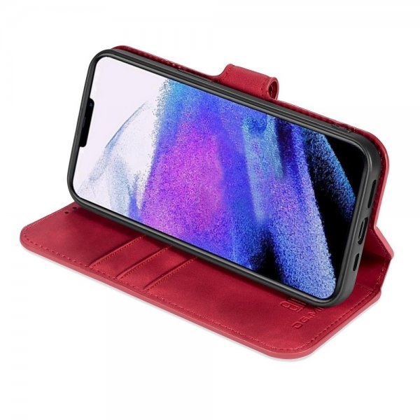 Dg.Ming iPhone 14 Pro Etui Retro Rød