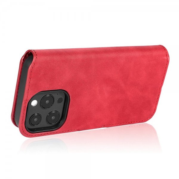 Dg.Ming iPhone 14 Pro Etui Retro Rød