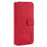 Dg.Ming iPhone 14 Pro Etui Retro Rød